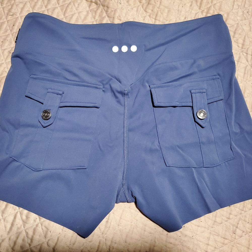 Cargo GRRRL Active Wear Shorts Pockets Size Kim